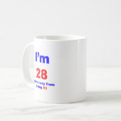 Mug Anniversaire 35 (Devant gauche)
