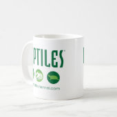 Mug Anniversaire #4 de reptile (Devant gauche)