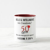 Mug anniversaire 50 ans (Centre)