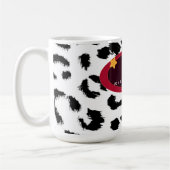 Mug Anniversaire 50 ans motif fourrure léopard (Gauche)
