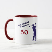 Mug Anniversaire 50 Golfer (Gauche)