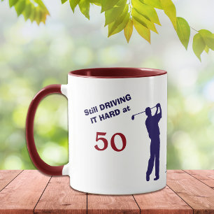Mug Anniversaire 50 Golfer