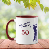 Mug Anniversaire 50 Golfer