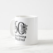 Mug Anniversaire 60 ans (Devant gauche)