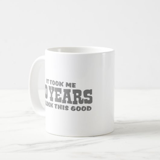 Mug Anniversaire 60 ans (Devant gauche)