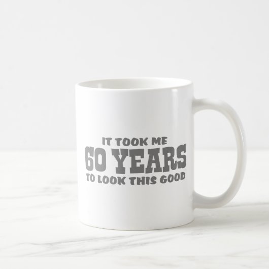 Mug Anniversaire 60 ans (Droite)