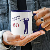 Mug Anniversaire 60 Golfer
