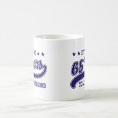 Mug Anniversaire 65 ans (Centre)