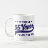 Mug Anniversaire 65 ans (Gauche)