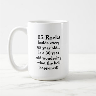 Mug Anniversaire “65 Déchire” Drôle