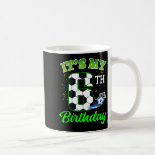 Mug Anniversaire 6 ans Football Garçon Fille Enfants F