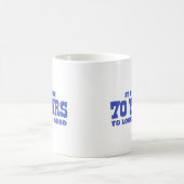 Mug Anniversaire 70 ans (Centre)