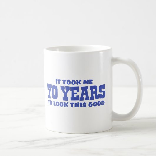 Mug Anniversaire 70 ans (Droite)