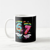 Mug Anniversaire 7 Ans Drôle J'avais 6 Ans Maintenant (Gauche)