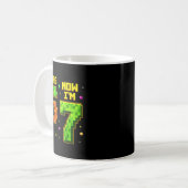Mug Anniversaire 7 Ans Drôle J'avais 6 Ans Maintenant  (Devant gauche)