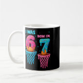 Mug Anniversaire 7 Ans J'avais 6 Ans Maintenant J'ai 7 (Gauche)