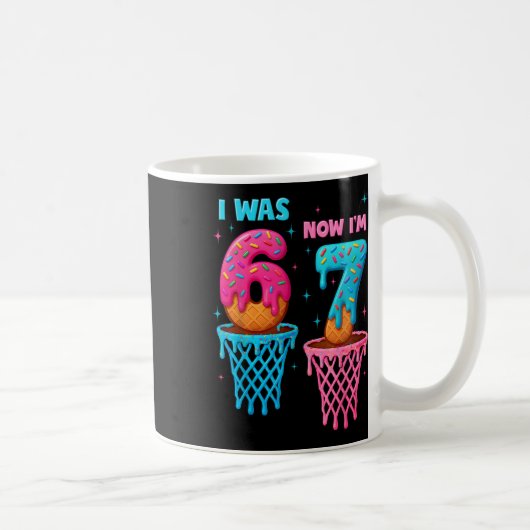Mug Anniversaire 7 Ans J'avais 6 Ans Maintenant J'ai 7 (Droite)
