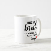 Mug Anniversaire amusant de Brother Gift (Devant droit)