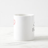 Mug Anniversaire - ballons avec initiales du coupl (Centre)