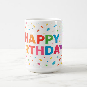 Mug Anniversaire Bash : Confetti Edition