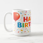 Mug Anniversaire Bash : Confetti Edition (Gauche)