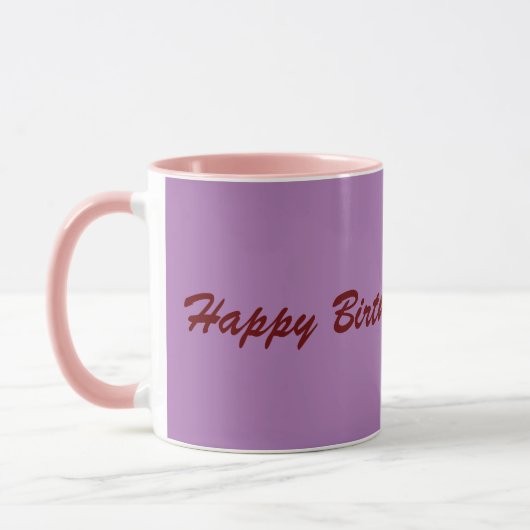 Mug Anniversaire cadeau pour les filles (Gauche)
