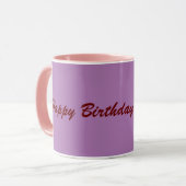 Mug Anniversaire cadeau pour les filles (Devant gauche)