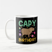 Mug Anniversaire Capy, Cappybara, Capybara (Gauche)