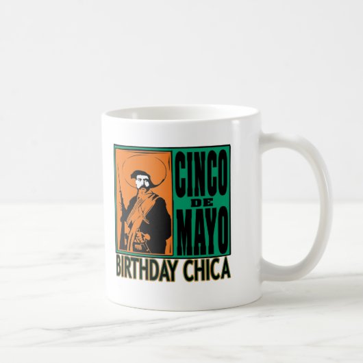 Mug Anniversaire Chica de Cinco De Mayo (Droite)