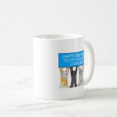 Mug Anniversaire d'année bissextile, orthographe (Devant droit)