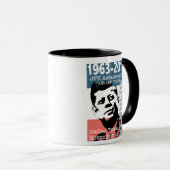 Mug Anniversaire d'assassinat de JFK Kennedy 1963 - (Devant droit)