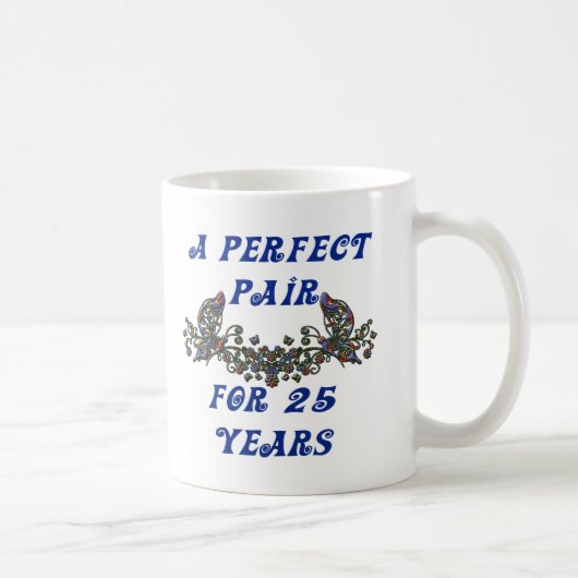 Mug Anniversaire de 25 ans (Droite)