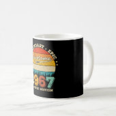 Mug anniversaire de 58 ans 1967 Magnifique 58e anniver (Devant droit)