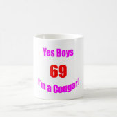 Mug Anniversaire de 69 pumas (Centre)