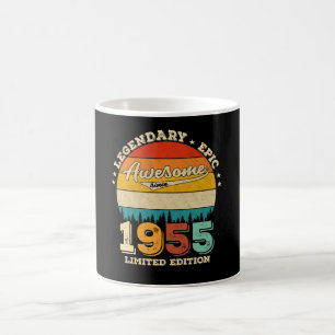 Mug anniversaire de 70 ans 1955 merveilleux 70e annive