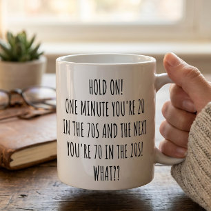 Mug Anniversaire de 70 ans drôle