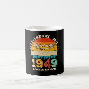 Mug anniversaire de 76 ans 1949 Magnifique 76e anniver