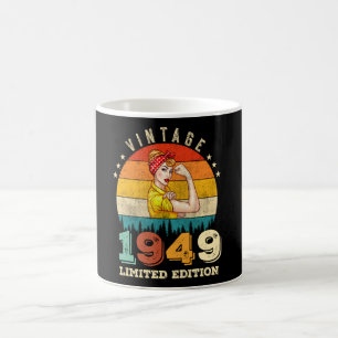 Mug anniversaire de 76 ans 1949 Vintage 76e anniversai