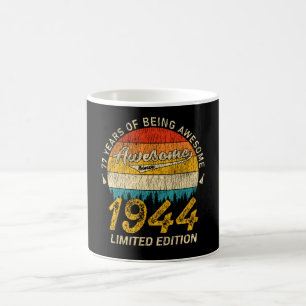 Mug anniversaire de 77 ans 1944 stupéfiant depuis 77e