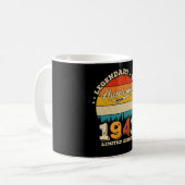 Mug anniversaire de 84 ans 1941 merveilleux 84e annive (Devant gauche)