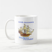 Mug Anniversaire de bateau de navigation de descendant (Gauche)