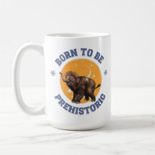 Mug Anniversaire de bébé mammouth préhistorique drôle