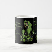Mug Anniversaire de diva ou vert chic de la fille | de (Centre)