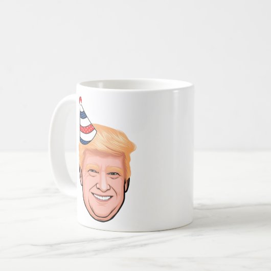 MUG ANNIVERSAIRE DE DONALD TRUMP (Devant gauche)