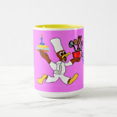 Mug Anniversaire de Ducky Chef Rose (Centre)