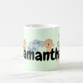 Mug Anniversaire de enfant Jungle Safari Animaux (Centre)