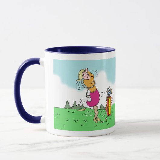Mug Anniversaire de golfeuse (Gauche)