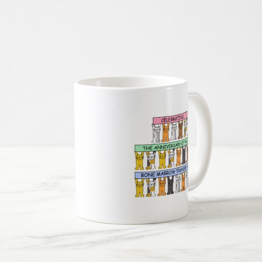 Mug Anniversaire de greffe de moelle (Devant droit)