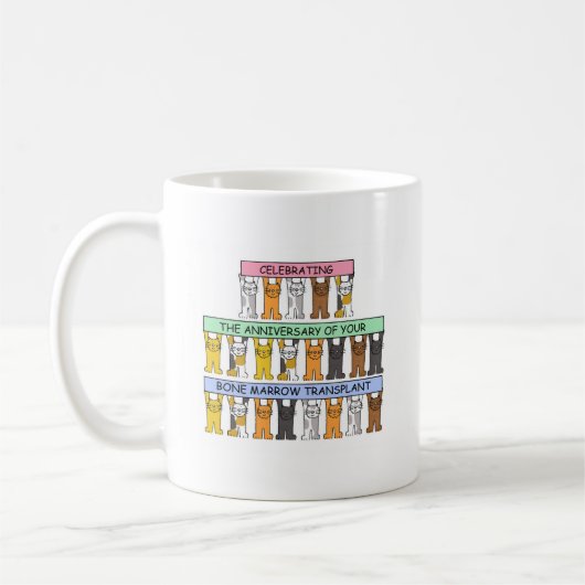 Mug Anniversaire de greffe de moelle (Gauche)