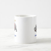 Mug Anniversaire de Hippo Fusée (Centre)